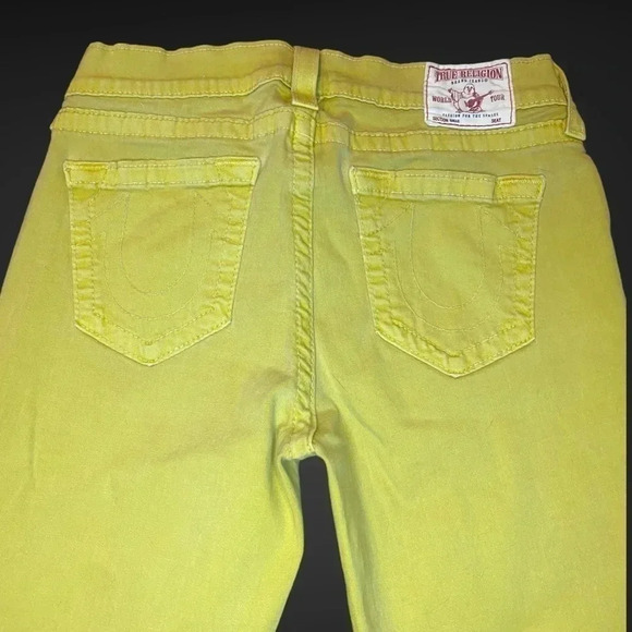 True Religion skinny jeans yellow - Picture 2 of 6
